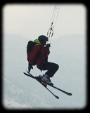 Vol ou saut en snowkite